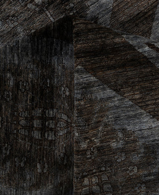 Overdyed One-of-a-Kind Wool Brown Area Rug 11' 9" x 14' 5"