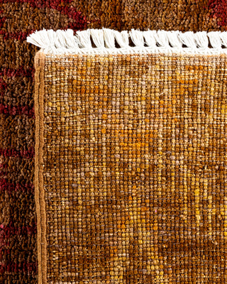 Modern - Contemporary Hand Knotted Brown Area Rug 8' 0" x 9' 10"