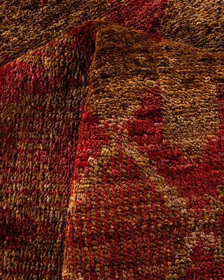 Modern - Contemporary Hand Knotted Brown Area Rug 8' 0" x 9' 10"