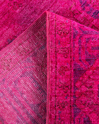 Contemporary Hand-Knotted Overdyed Gold Area Rug 5' 1" x 7' 10"