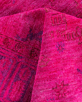 Contemporary Hand-Knotted Overdyed Gold Area Rug 5' 1" x 7' 10"