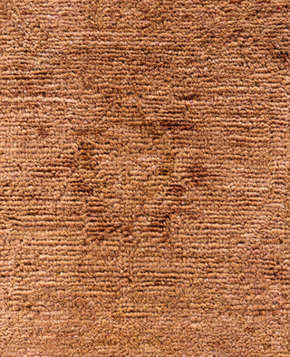 Contemporary Overdyed Wool Hand Knotted Brown Area Rug 8' 1" x 9' 10"