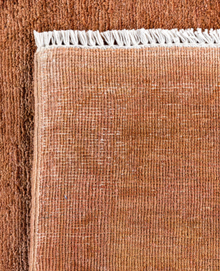 Contemporary Overdyed Wool Hand Knotted Brown Area Rug 8' 1" x 9' 10"