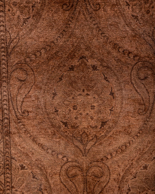Fine Vibrance, One-of-a-Kind Hand-Knotted Runner Rug  - Brown, 2' 8" x 12' 4"