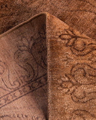 Fine Vibrance, One-of-a-Kind Hand-Knotted Runner Rug  - Brown, 2' 8" x 12' 4"