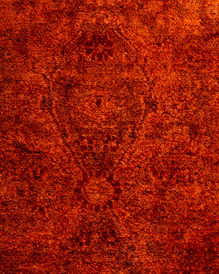 Fine Vibrance, One-of-a-Kind Hand-Knotted Runner Rug  - Orange, 2' 7" x 13' 9"