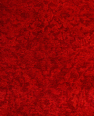 Contemporary Overdyed Wool Hand Knotted Pink Runner 2' 8" x 7' 10"