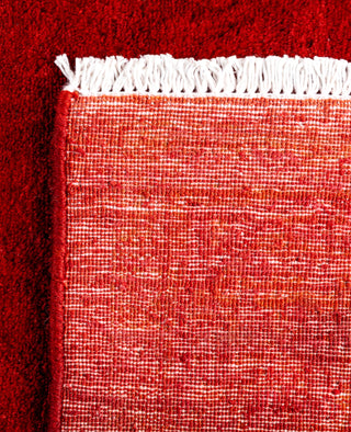 Contemporary Overdyed Wool Hand Knotted Pink Runner 2' 8" x 7' 10"