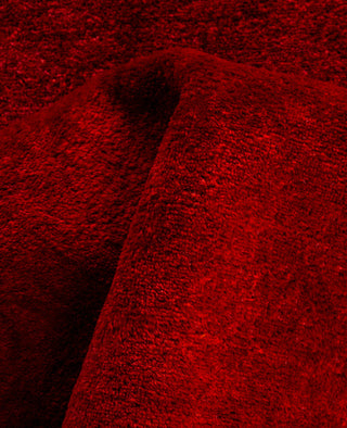Contemporary Overdyed Wool Hand Knotted Pink Runner 2' 8" x 7' 10"