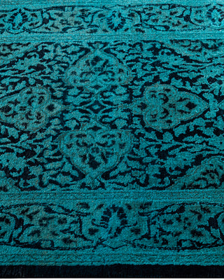 Fine Vibrance, One-of-a-Kind Hand-Knotted Runner Rug  - Black, 2' 6" x 15' 3"
