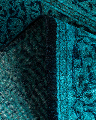 Fine Vibrance, One-of-a-Kind Hand-Knotted Runner Rug  - Black, 2' 6" x 15' 3"
