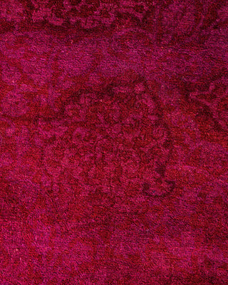 Fine Vibrance, One-of-a-Kind Hand-Knotted Area Rug - Pink, 6' 1" x 6' 1" - Solo Rugs