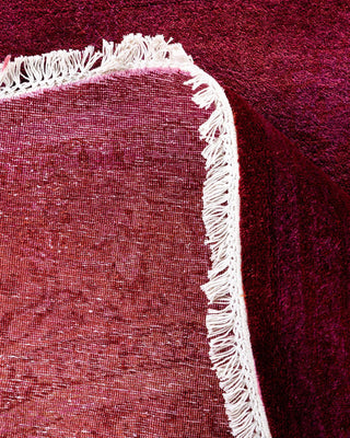 Fine Vibrance, One-of-a-Kind Hand-Knotted Area Rug - Pink, 6' 1" x 6' 1" - Solo Rugs