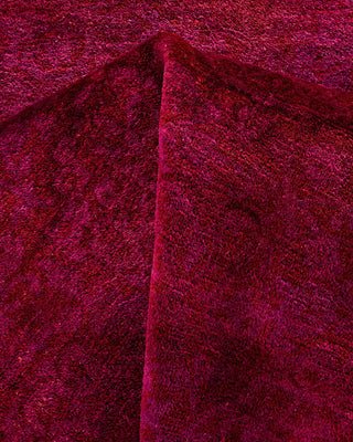 Fine Vibrance, One-of-a-Kind Hand-Knotted Area Rug - Pink, 6' 1" x 6' 1" - Solo Rugs