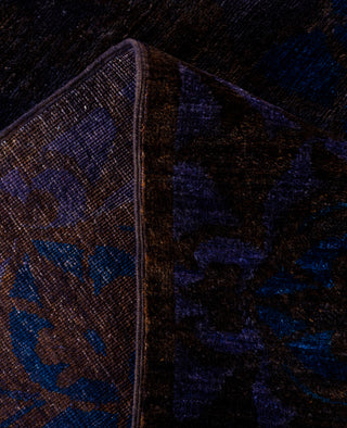 Contemporary Overdyed Wool Hand Knotted Purple Area Rug 8' 1" x 10' 0"
