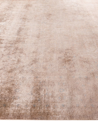 Overdyed One-of-a-Kind Wool Beige Area Rug 9' 0" x 11' 10"