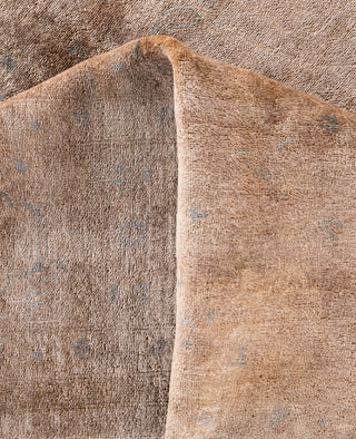 Overdyed One-of-a-Kind Wool Beige Area Rug 9' 0" x 11' 10"