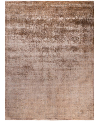 Overdyed One-of-a-Kind Wool Beige Area Rug 9' 0" x 11' 10"