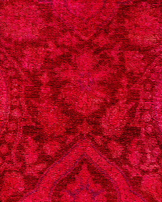 Overdyed Hand-Knotted Orange Area Rug 5' 10" x 8' 5"