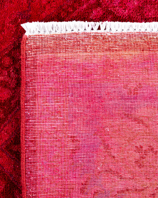 Overdyed Hand-Knotted Orange Area Rug 5' 10" x 8' 5"