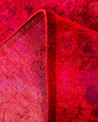 Overdyed Hand-Knotted Orange Area Rug 5' 10" x 8' 5"