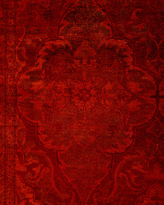 Overdyed Hand-Knotted Red Area Rug 10' 2" x 13' 10"