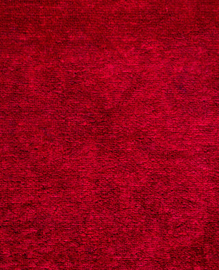 Contemporary Overdyed Wool Hand Knotted Purple Area Rug 3' 10" x 6' 0"