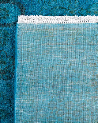 Fine Vibrance, One-of-a-Kind Hand-Knotted Area Rug  - Blue, 4' 3" x 6' 3"