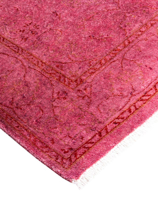 Fine Vibrance, One-of-a-Kind Hand-Knotted Runner Rug  - Pink, 2' 6" x 17' 6"