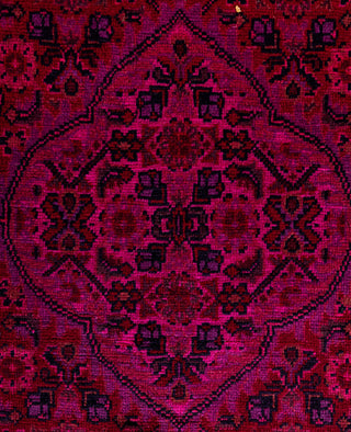 Contemporary Overdyed Wool Hand Knotted Purple Area Rug 4' 10" x 6' 4"
