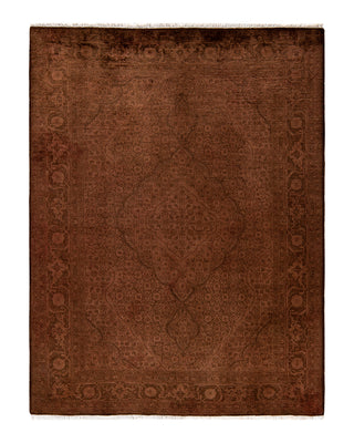 Modern Fine Vibrance Brown Area Rug 4' 10" x 6' 5"