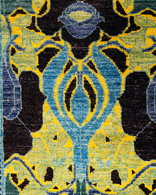 Arts & Crafts, One-of-a-Kind Hand-Knotted Runner Rug  - Black, 2' 7" x 7' 10"
