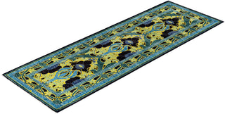 Arts & Crafts, One-of-a-Kind Hand-Knotted Runner Rug  - Black, 2' 7" x 7' 10"