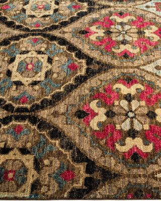 Modern - Contemporary Hand-Knotted Multi Area Rug 4' 0" x 6' 0"