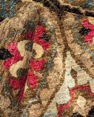 Modern - Contemporary Hand-Knotted Multi Area Rug 4' 0" x 6' 0"