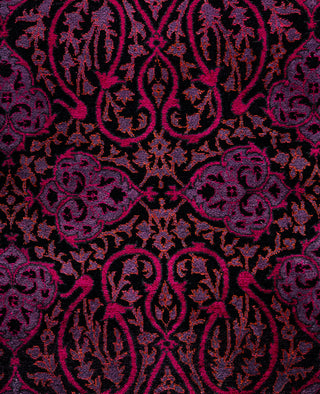Overdyed Hand-Knotted Wool Modern-Contemporary Purple Area Rug 11' 10" x 12' 3"