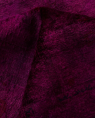Contemporary Fine Vibrance Purple Wool Area Rug - 10' 2" x 13' 5"