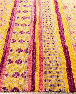 Overdyed Hand-Knotted Wool Modern-Contemporary Multi Area Rug 5' 2" x 8' 2"