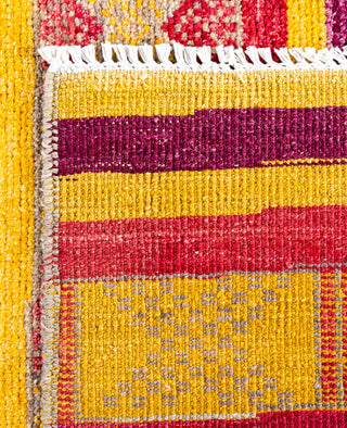 Overdyed Hand-Knotted Wool Modern-Contemporary Multi Area Rug 5' 2" x 8' 2"