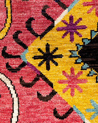 Modern, One-of-a-Kind Hand-Knotted Area Rug  - Multi, 6' 4" x 6' 5"