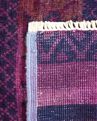 Modern - Contemporary Hand Knotted Purple Area Rug 6' 1" x 8' 9"