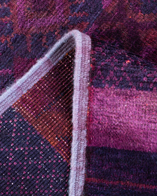 Modern - Contemporary Hand Knotted Purple Area Rug 6' 1" x 8' 9"