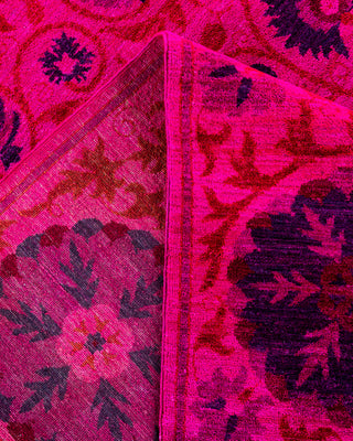 Overdyed Hand-Knotted Pink Area Rug 9' 2" x 12' 7"