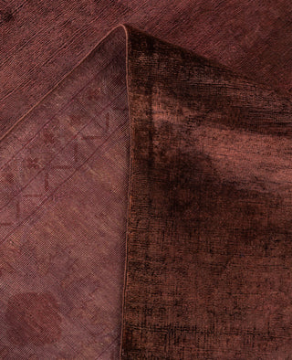 Overdyed One-of-a-Kind Wool Pink Area Rug 10' 8" x 15' 2"