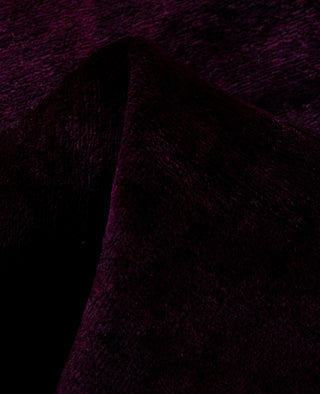 Contemporary Overdyed Wool Hand Knotted Purple Runner 2' 5" x 16' 4"