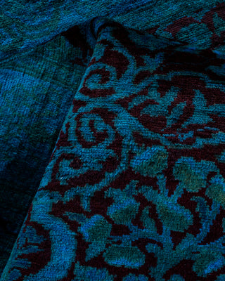 Contemporary Fine Vibrance Red Wool Runner - 3' 0" x 13' 0"