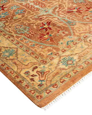 Contemporary Hand Knotted Overdyed Brown Area Rug 3' 2" x 5' 0"
