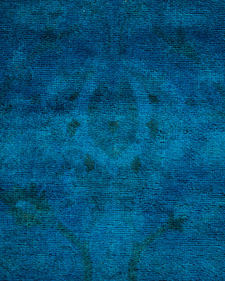 Modern - Contemporary Hand-Knotted Blue Runner 2' 6" x 16' 4"