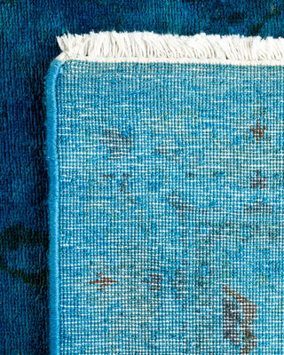 Modern - Contemporary Hand-Knotted Blue Runner 2' 6" x 16' 4"