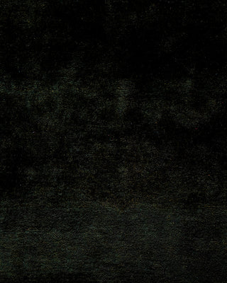 Contemporary Hand Knotted Overdyed Black Area Rug 10' 4" x 13' 9"